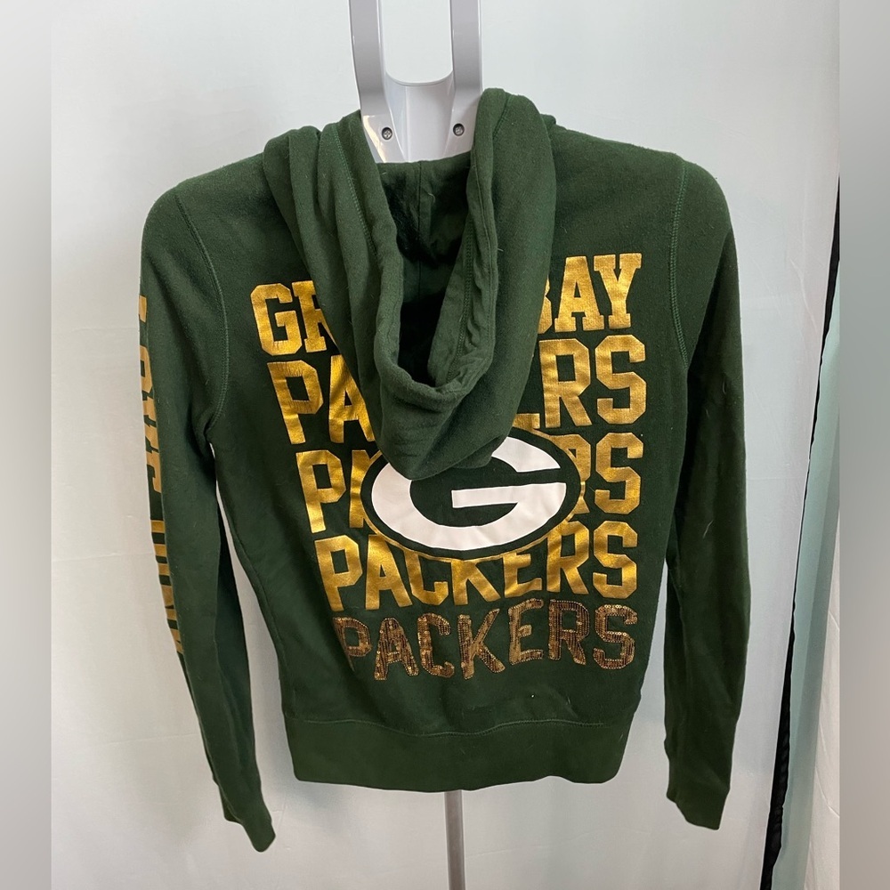 Victoria secret PINK Green Bay Packers Hoodie size medium - Picture 3 of 10